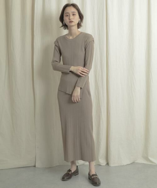 SENSE OF PLACE by URBAN RESEARCH / センスオブプレイス バイ アーバンリサーチ スカート | リブニットタイトスカート | 詳細18