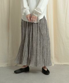 SENSE OF PLACE by URBAN RESEARCH / センスオブプレイス バイ アーバンリサーチ スカート | アニマルワッシャープリーツスカート