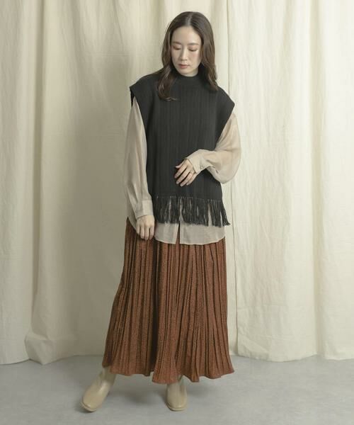 SENSE OF PLACE by URBAN RESEARCH / センスオブプレイス バイ アーバンリサーチ スカート | アニマルワッシャープリーツスカート | 詳細2