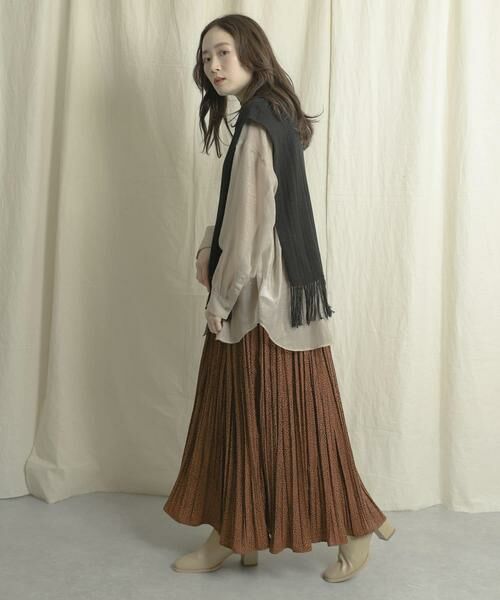 SENSE OF PLACE by URBAN RESEARCH / センスオブプレイス バイ アーバンリサーチ スカート | アニマルワッシャープリーツスカート | 詳細6