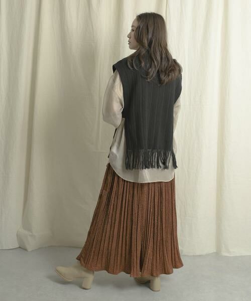 SENSE OF PLACE by URBAN RESEARCH / センスオブプレイス バイ アーバンリサーチ スカート | アニマルワッシャープリーツスカート | 詳細8