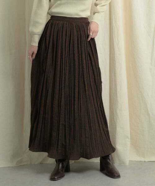 SENSE OF PLACE by URBAN RESEARCH / センスオブプレイス バイ アーバンリサーチ スカート | アニマルワッシャープリーツスカート | 詳細17