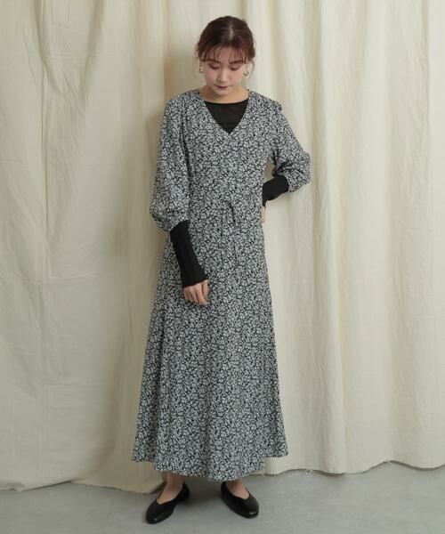 SENSE OF PLACE by URBAN RESEARCH / センスオブプレイス バイ アーバンリサーチ ワンピース | フラワープリントワンピース | 詳細25