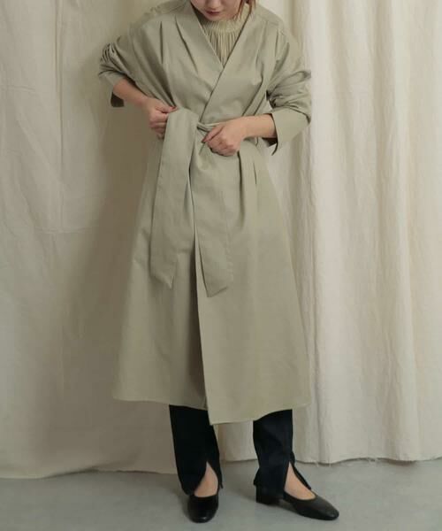 SENSE OF PLACE by URBAN RESEARCH / センスオブプレイス バイ アーバンリサーチ ノーカラージャケット | ガウンアウター | 詳細5