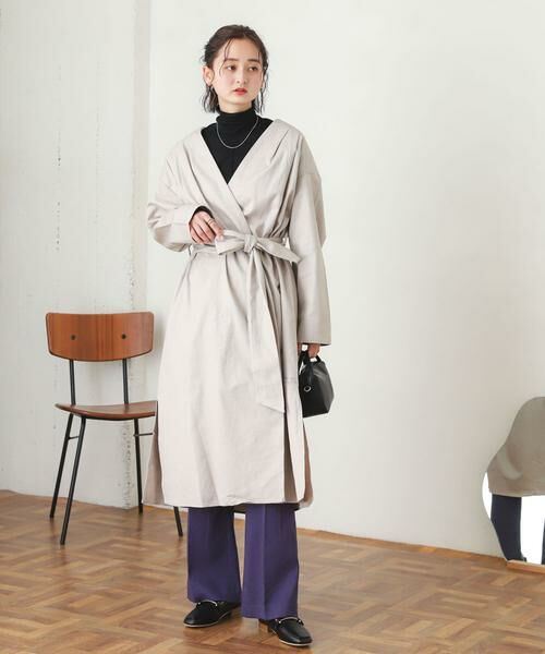 SENSE OF PLACE by URBAN RESEARCH / センスオブプレイス バイ アーバンリサーチ ノーカラージャケット | ガウンアウター | 詳細11