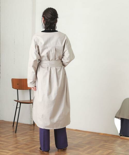 SENSE OF PLACE by URBAN RESEARCH / センスオブプレイス バイ アーバンリサーチ ノーカラージャケット | ガウンアウター | 詳細13