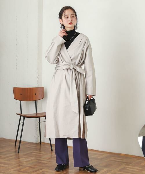 SENSE OF PLACE by URBAN RESEARCH / センスオブプレイス バイ アーバンリサーチ ノーカラージャケット | ガウンアウター | 詳細15