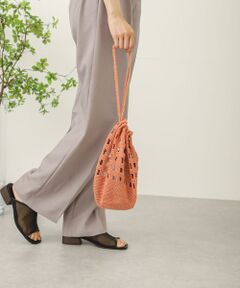 SENSE OF PLACE by URBAN RESEARCH / センスオブプレイス バイ アーバンリサーチ ハンドバッグ | ハンドニット巾着バッグ