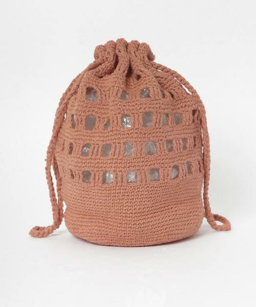SENSE OF PLACE by URBAN RESEARCH / センスオブプレイス バイ アーバンリサーチ ハンドバッグ | ハンドニット巾着バッグ | 詳細1