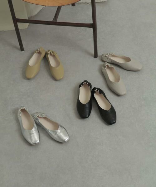 SENSE OF PLACE by URBAN RESEARCH / センスオブプレイス バイ アーバンリサーチ バレエシューズ | スクエアトウVカットフラットシューズ | 詳細3