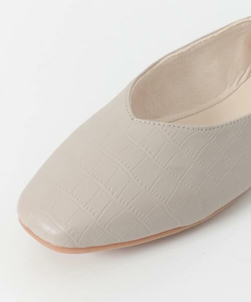 SENSE OF PLACE by URBAN RESEARCH / センスオブプレイス バイ アーバンリサーチ バレエシューズ | スクエアトウVカットフラットシューズ | 詳細10