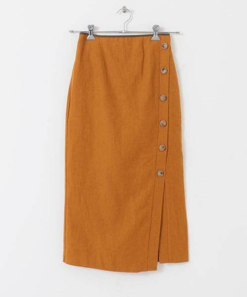 SENSE OF PLACE by URBAN RESEARCH / センスオブプレイス バイ アーバンリサーチ スカート | リネンヘリンボーンパイピングスカート | 詳細16