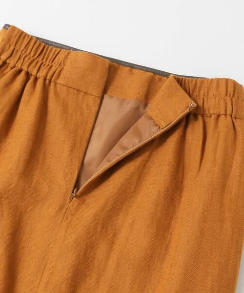 SENSE OF PLACE by URBAN RESEARCH / センスオブプレイス バイ アーバンリサーチ スカート | リネンヘリンボーンパイピングスカート | 詳細20