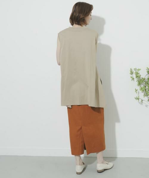 SENSE OF PLACE by URBAN RESEARCH / センスオブプレイス バイ アーバンリサーチ スカート | リネンヘリンボーンパイピングスカート | 詳細7