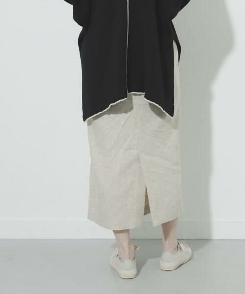 SENSE OF PLACE by URBAN RESEARCH / センスオブプレイス バイ アーバンリサーチ スカート | リネンヘリンボーンパイピングスカート | 詳細26