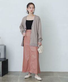 SENSE OF PLACE by URBAN RESEARCH / センスオブプレイス バイ アーバンリサーチ スカート | naturaglace×SENSE OF PLACE　『別注』ナチュラグラッセフェイクレザースカート