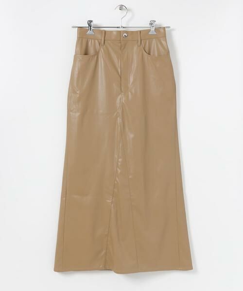 SENSE OF PLACE by URBAN RESEARCH / センスオブプレイス バイ アーバンリサーチ スカート | naturaglace×SENSE OF PLACE　『別注』ナチュラグラッセフェイクレザースカート | 詳細11