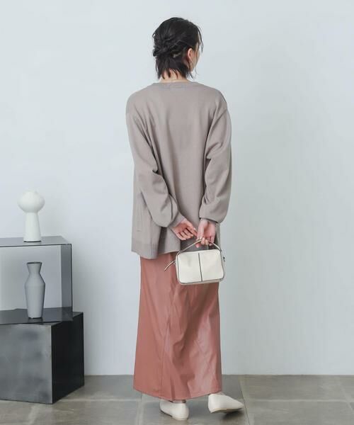 SENSE OF PLACE by URBAN RESEARCH / センスオブプレイス バイ アーバンリサーチ スカート | naturaglace×SENSE OF PLACE　『別注』ナチュラグラッセフェイクレザースカート | 詳細14