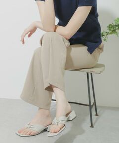 SENSE OF PLACE by URBAN RESEARCH / センスオブプレイス バイ アーバンリサーチ サンダル | ブロックヒールハナオサンダル