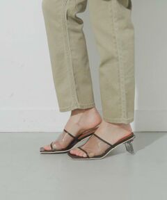 SENSE OF PLACE by URBAN RESEARCH / センスオブプレイス バイ アーバンリサーチ サンダル | ワンバンドクリアヒールサンダル