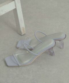 SENSE OF PLACE by URBAN RESEARCH / センスオブプレイス バイ アーバンリサーチ サンダル | ワンバンドクリアヒールサンダル