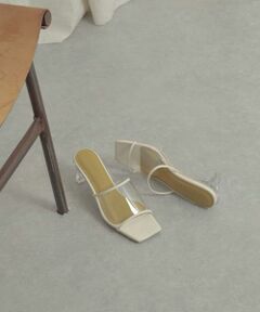 SENSE OF PLACE by URBAN RESEARCH / センスオブプレイス バイ アーバンリサーチ サンダル | ワンバンドクリアヒールサンダル