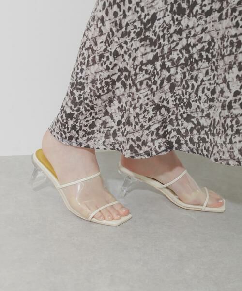 SENSE OF PLACE by URBAN RESEARCH / センスオブプレイス バイ アーバンリサーチ サンダル | ワンバンドクリアヒールサンダル | 詳細9
