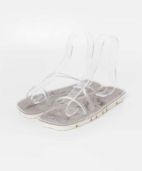 SENSE OF PLACE by URBAN RESEARCH / センスオブプレイス バイ アーバンリサーチ サンダル | PVCストラップクリアソールフラットサンダル | 詳細1