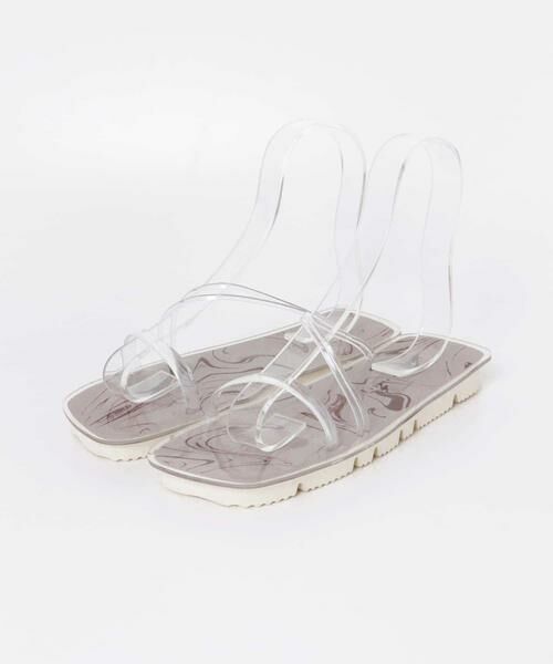 SENSE OF PLACE by URBAN RESEARCH / センスオブプレイス バイ アーバンリサーチ サンダル | PVCストラップクリアソールフラットサンダル | 詳細5