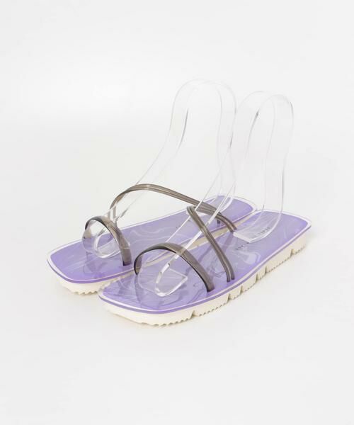 SENSE OF PLACE by URBAN RESEARCH / センスオブプレイス バイ アーバンリサーチ サンダル | PVCストラップクリアソールフラットサンダル | 詳細12
