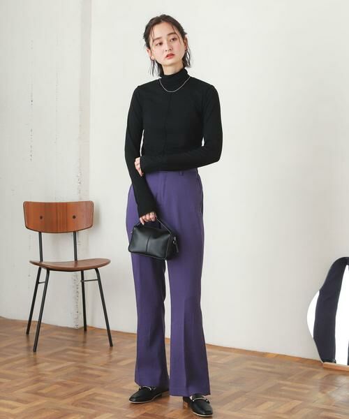 SENSE OF PLACE by URBAN RESEARCH / センスオブプレイス バイ アーバンリサーチ その他パンツ | カルゼキックフレアパンツ | 詳細1