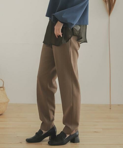 SENSE OF PLACE by URBAN RESEARCH / センスオブプレイス バイ アーバンリサーチ その他パンツ | ヘリンボンテーパードパンツ | 詳細1