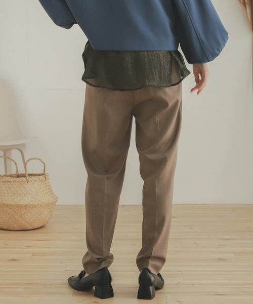 SENSE OF PLACE by URBAN RESEARCH / センスオブプレイス バイ アーバンリサーチ その他パンツ | ヘリンボンテーパードパンツ | 詳細2