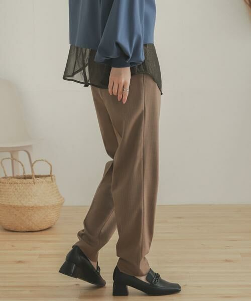 SENSE OF PLACE by URBAN RESEARCH / センスオブプレイス バイ アーバンリサーチ その他パンツ | ヘリンボンテーパードパンツ | 詳細3