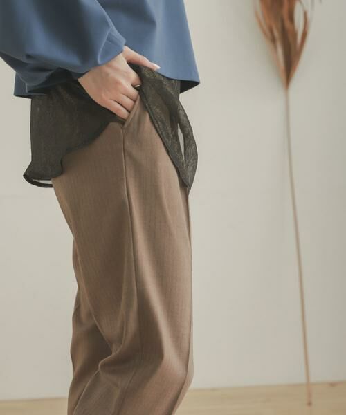 SENSE OF PLACE by URBAN RESEARCH / センスオブプレイス バイ アーバンリサーチ その他パンツ | ヘリンボンテーパードパンツ | 詳細4