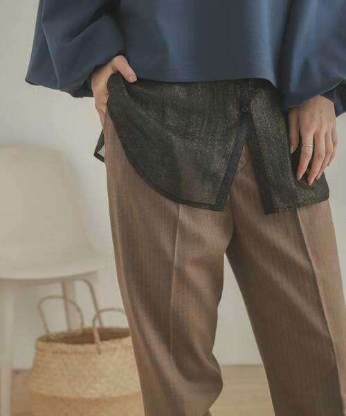 SENSE OF PLACE by URBAN RESEARCH / センスオブプレイス バイ アーバンリサーチ その他パンツ | ヘリンボンテーパードパンツ | 詳細5