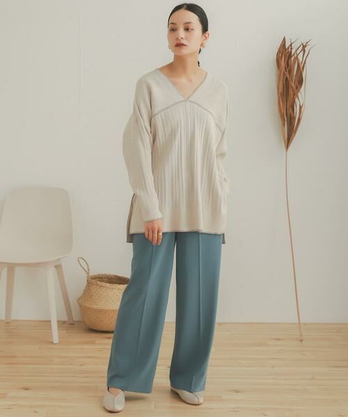 SENSE OF PLACE by URBAN RESEARCH / センスオブプレイス バイ アーバンリサーチ その他パンツ | ジョーゼットワイドパンツ | 詳細14