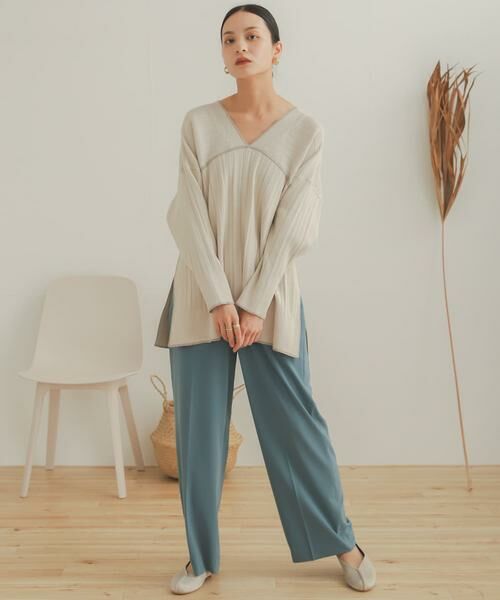 SENSE OF PLACE by URBAN RESEARCH / センスオブプレイス バイ アーバンリサーチ その他パンツ | ジョーゼットワイドパンツ | 詳細15