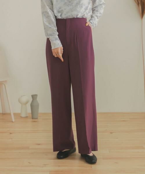 SENSE OF PLACE by URBAN RESEARCH / センスオブプレイス バイ アーバンリサーチ その他パンツ | ジョーゼットワイドパンツ | 詳細26