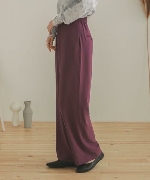 SENSE OF PLACE by URBAN RESEARCH / センスオブプレイス バイ アーバンリサーチ その他パンツ | ジョーゼットワイドパンツ | 詳細27