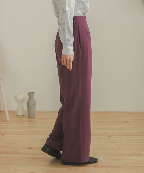 SENSE OF PLACE by URBAN RESEARCH / センスオブプレイス バイ アーバンリサーチ その他パンツ | ジョーゼットワイドパンツ | 詳細28