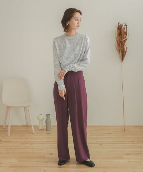 SENSE OF PLACE by URBAN RESEARCH / センスオブプレイス バイ アーバンリサーチ その他パンツ | ジョーゼットワイドパンツ | 詳細30