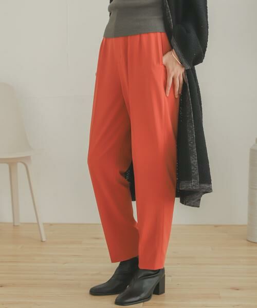 SENSE OF PLACE by URBAN RESEARCH / センスオブプレイス バイ アーバンリサーチ その他パンツ | ジョーゼットテーパードパンツ | 詳細1