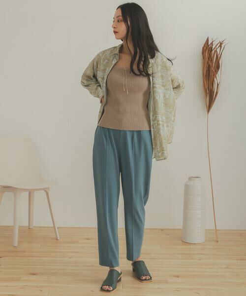 SENSE OF PLACE by URBAN RESEARCH / センスオブプレイス バイ アーバンリサーチ その他パンツ | ジョーゼットテーパードパンツ | 詳細13