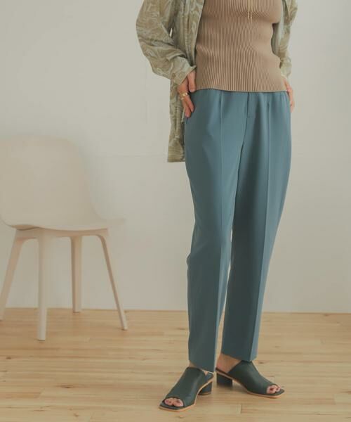 SENSE OF PLACE by URBAN RESEARCH / センスオブプレイス バイ アーバンリサーチ その他パンツ | ジョーゼットテーパードパンツ(ライトブルー)