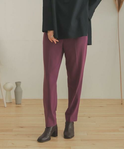 SENSE OF PLACE by URBAN RESEARCH / センスオブプレイス バイ アーバンリサーチ その他パンツ | ジョーゼットテーパードパンツ | 詳細22