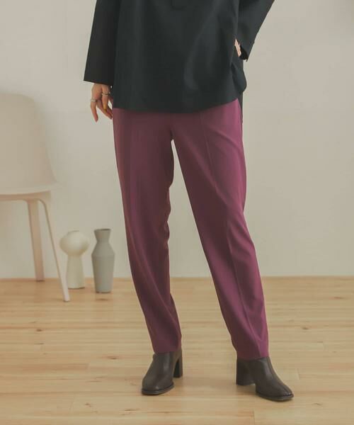 SENSE OF PLACE by URBAN RESEARCH / センスオブプレイス バイ アーバンリサーチ その他パンツ | ジョーゼットテーパードパンツ | 詳細23