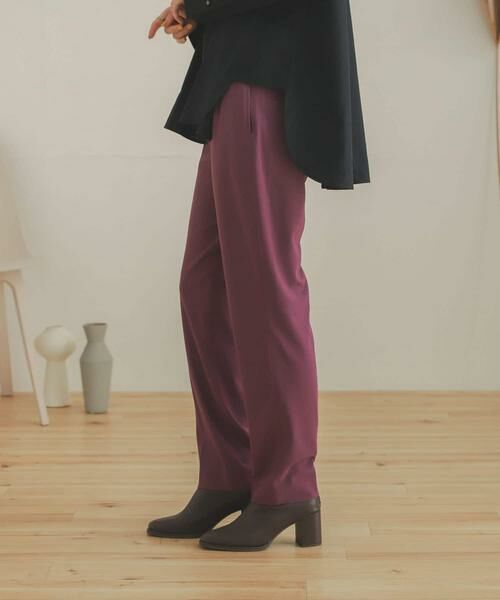 SENSE OF PLACE by URBAN RESEARCH / センスオブプレイス バイ アーバンリサーチ その他パンツ | ジョーゼットテーパードパンツ | 詳細24