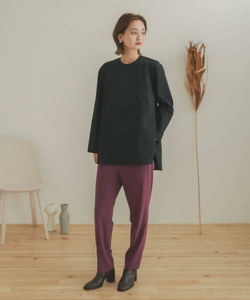 SENSE OF PLACE by URBAN RESEARCH / センスオブプレイス バイ アーバンリサーチ その他パンツ | ジョーゼットテーパードパンツ | 詳細27