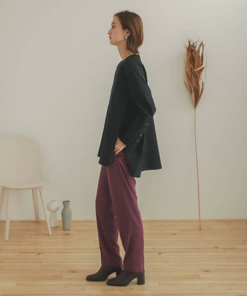 SENSE OF PLACE by URBAN RESEARCH / センスオブプレイス バイ アーバンリサーチ その他パンツ | ジョーゼットテーパードパンツ | 詳細28
